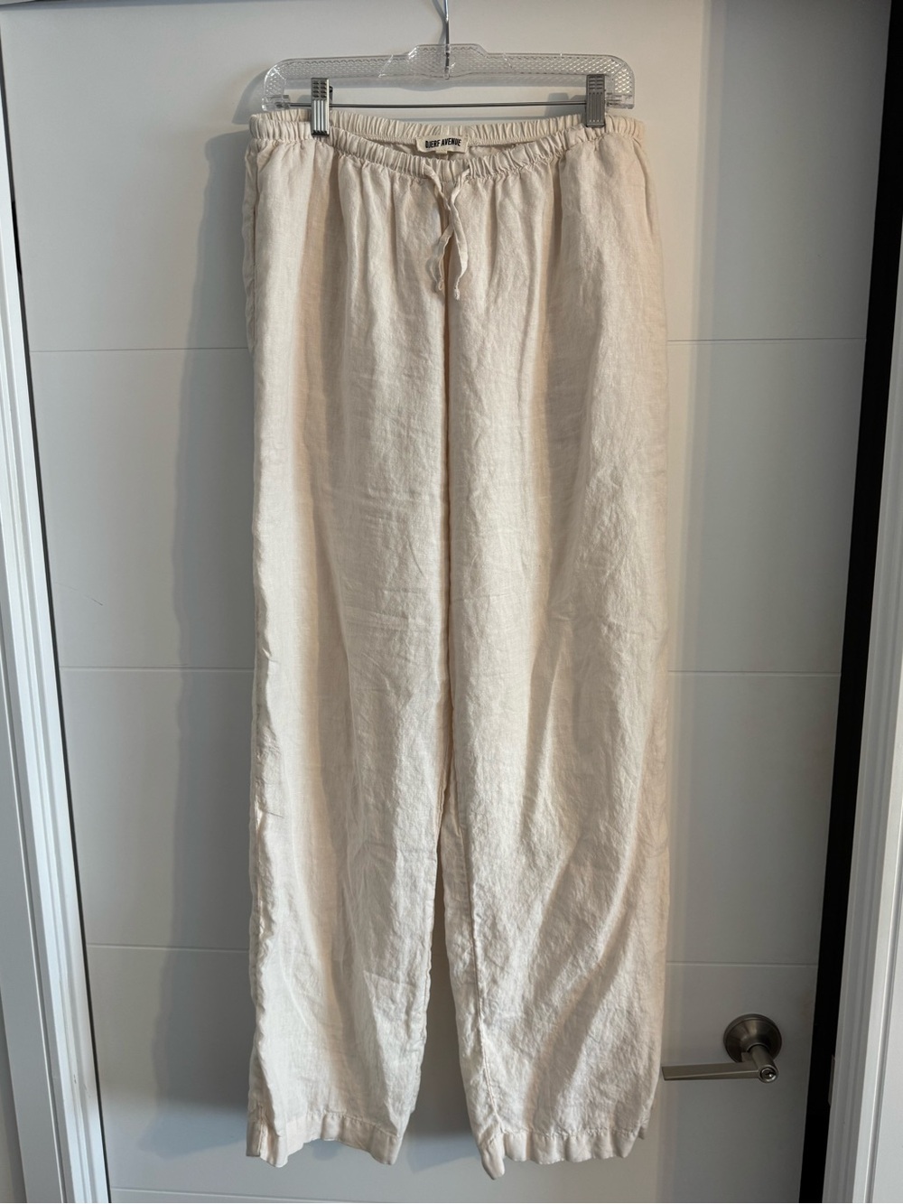 Djerf Avenue Wide Leg Linen Pants